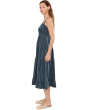 Taj Hemp Tiered Midi Sleeveless Dress