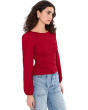 Smocked Boatneck Top