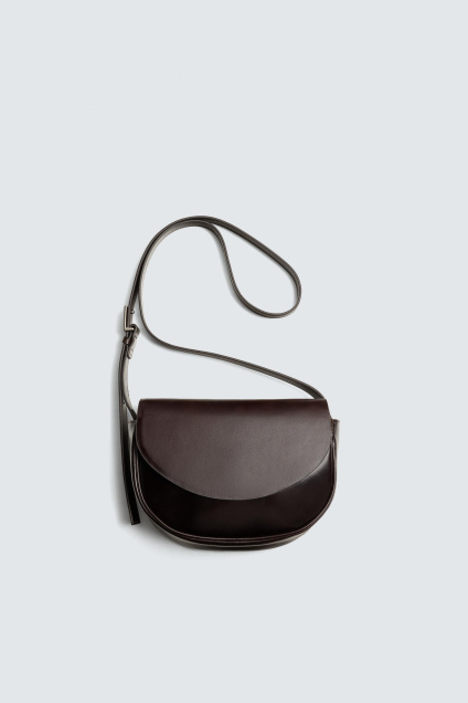 Zara Кожаная сумка-накидка 495698465-700-3