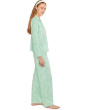 Petite Minky Fleece Long Sleeve Notch Top & Long Pants Set