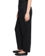 Petite Heavy Organic Linen Straight Full Length Trousers