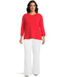 3/4 Sleeve Hi-Lo Tunic with Side Slits