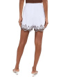 Embroidered Pull-On Shorts in Poplin