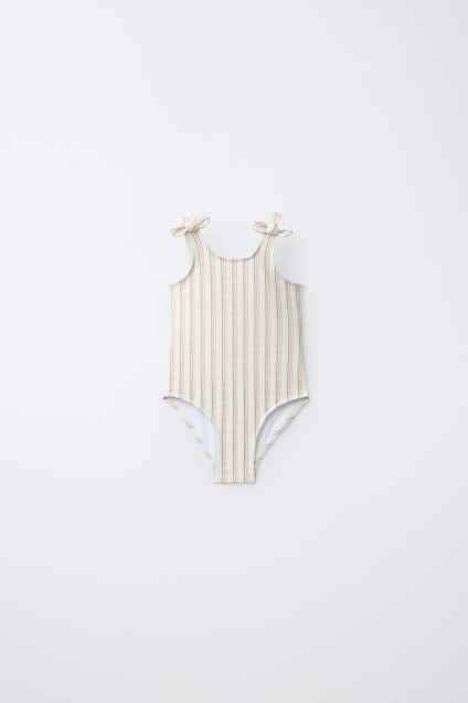 Zara 1-6 ЛЕТ/ КУПАЛЬНИК В полоску И текстурный узор 498023497-712-12