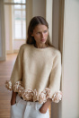 Zara ВЯЗАНЫЙ СВИТЕР ИЗ КОМБИНИРОВАННОГО МАТЕРИАЛА С ЦВЕТОЧНОЙ ТЕКСТУРОЙ 525443358-942-2