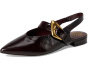 Amoret Buckle Slingback Flat Mule