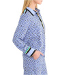 Petite Mosaic Trimmed Shirt
