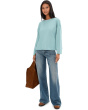 Garment Dyed Terry Bateau Neck Boxy Top