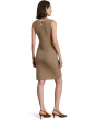 Petite Basket-Weave Sleeveless Sweater Dress