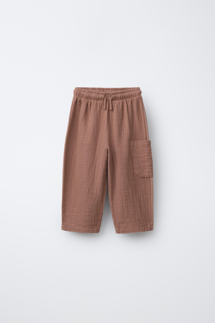 Zara БРЮКИ СО СТРУКТУРНЫМ РИСУНКОМ 507113462-676-18