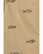 Embroidered Flat Front Shorts (Toddler/Little Kid/Big Kid)
