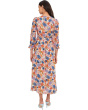 Wrap Front Bubble Sleeve Maxi