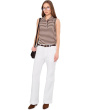 Stretch Cotton Chino Flare Pants