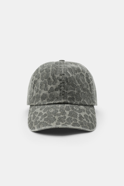 Zara БЕЙСБОЛКА ИЗ ХЛОПКОВОГО САРЖА С ПРИНТОМ ЖИВОТНЫХ 523931036-811-97