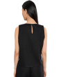 Organic Linen Round Neck Shell