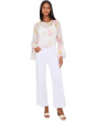 Double Ruffle Sleeve Blouse