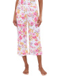 Petite Short Sleeve Notch Top & Capri Pajama Set