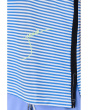 Short Sleeve Strings Design Zip Neckline