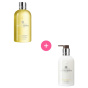 Molton Brown Апельсин и бергамот Апельсин и бергамот гель для ванны и душа 300,00 мл + лосьон для тела 300,00 мл гель для ванны и душа 300 мл + лосьон для тела 300 мл - 1 шт.