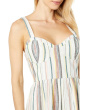 Striped Corset Maxi Dress