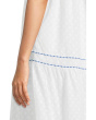 Cotton Clip Sq Neck Tiered Midi