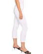 Control Stretch Crop Pants with Vertical Faux Pocket Detail