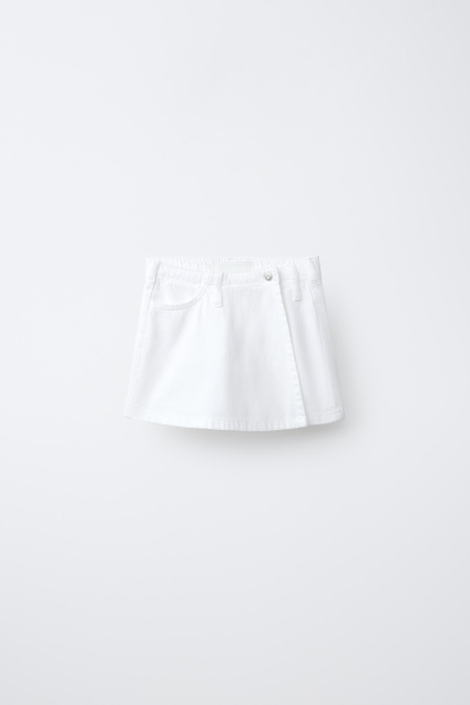 Zara ДЖИНСОВЫЕ ШОРТЫ-БЕРМУДЫ 503023940-250-7