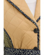Quilted Wrap Jacket With Belt