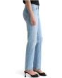 Sandra Low Rise Slim Straight in Soft Focus Destructed