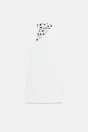 Zara ПЛАТЬЕ БЕЗ БРЕТЕЛЕК С ШЕЙНЫМ ПЛАТКОМ В ГОРОШЕК 534613401-250-2