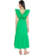 Ruffle Front Maxi Dress