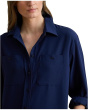 Double-Faced Georgette Shirtdress