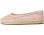 Pearl Fishnet Espadrille Ballet Flat