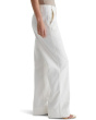 Allegra High-Rise Wide Leg Pants in Powder