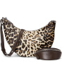 Duo Downtown Leopard Haircalf Crossbody Bag
