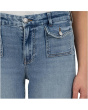 Kelsey High Rise Ankle Flare Clean Hem