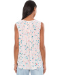 Sleeveless Pintuck Blouse