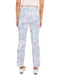Blue Bayou Printed Elastic Waist Pull-On Bootcut Pants