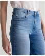 Saige Mid-Rise Wide Leg in Oceanic