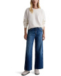 Saige Mid-Rise Wide Leg Crop