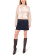 Flower Motif Crew Neck