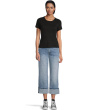 Petite Sienna High Rise Straight Leg-roll Up 5"