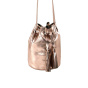 Heine Кожаная сумка-футляр с кисточками, цвета розового золота