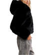 Louder Please Hooded Faux Fur Jacket