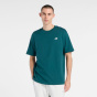 NEW BALANCE Мужская хлопковая футболка с капюшоном Sport Essentials