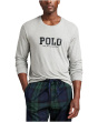 Knit Long Sleeve Crew & Woven Pajama Pant Set