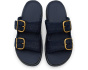 Gen FF Max Buckle Two Bar Denim Slides