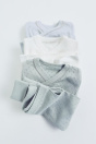 Zara КОМПЛЕКТ ИЗ ТРЕХ БОДИ POINTELLE С ВЫРЕЗОМ ДО ПЯТ С ЗАПАХОМ.