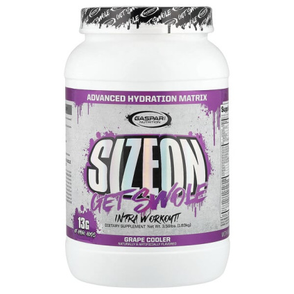 Gaspari Nutrition, SizeOn®, во время тренировки, со вкусом винограда, 1,63 кг (3,59 фунта)