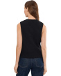 Shadow Grid Cowl Neck Top